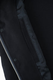 On shirt - Bi-material - Navy