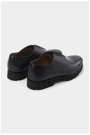 Lace-up shoes with eyelets - Grey