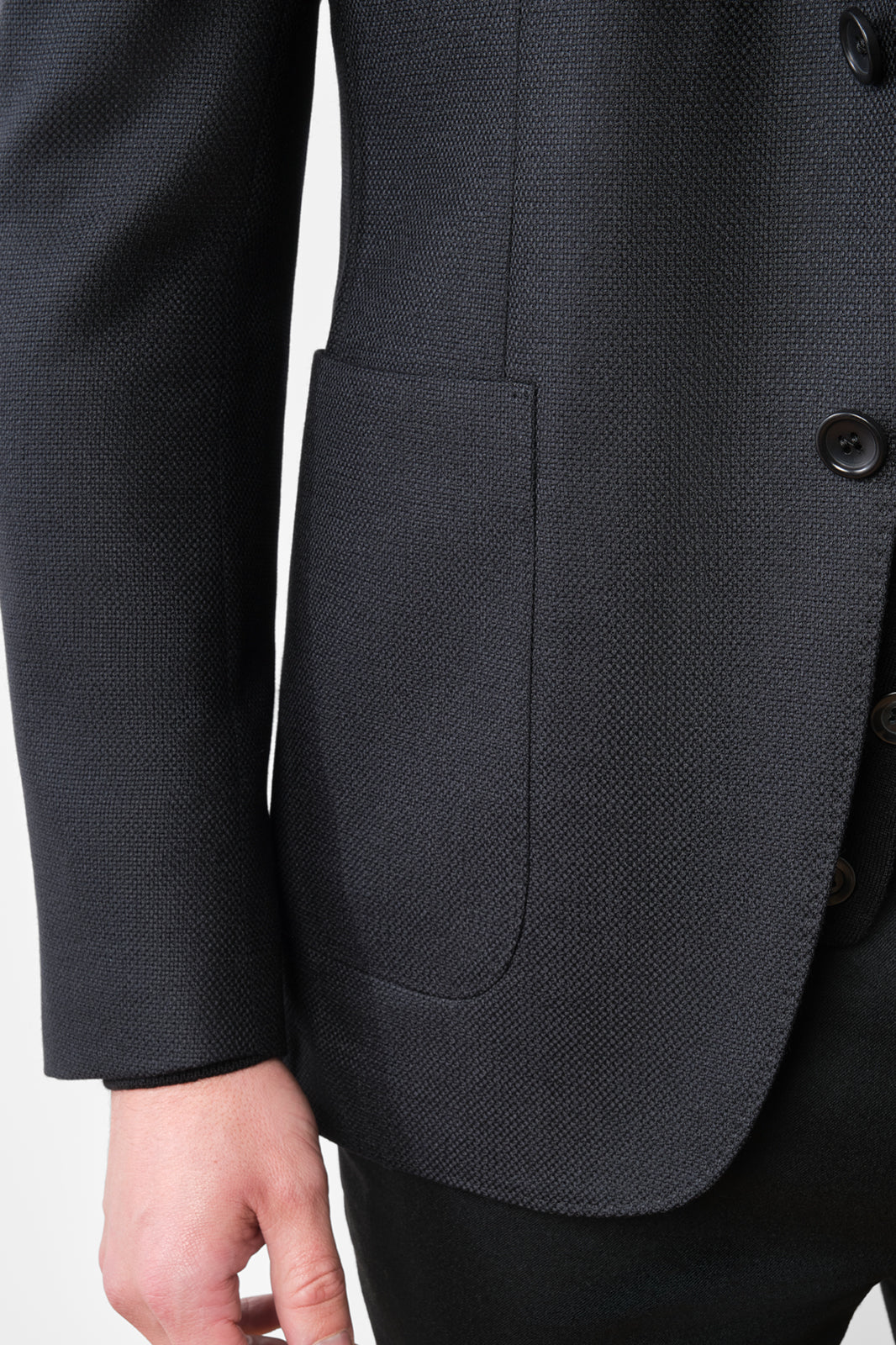 Braided Blazer - Black