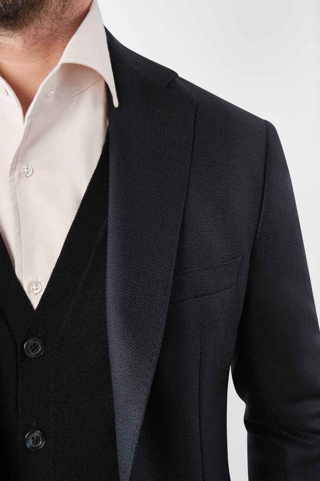 Braided Blazer - Black