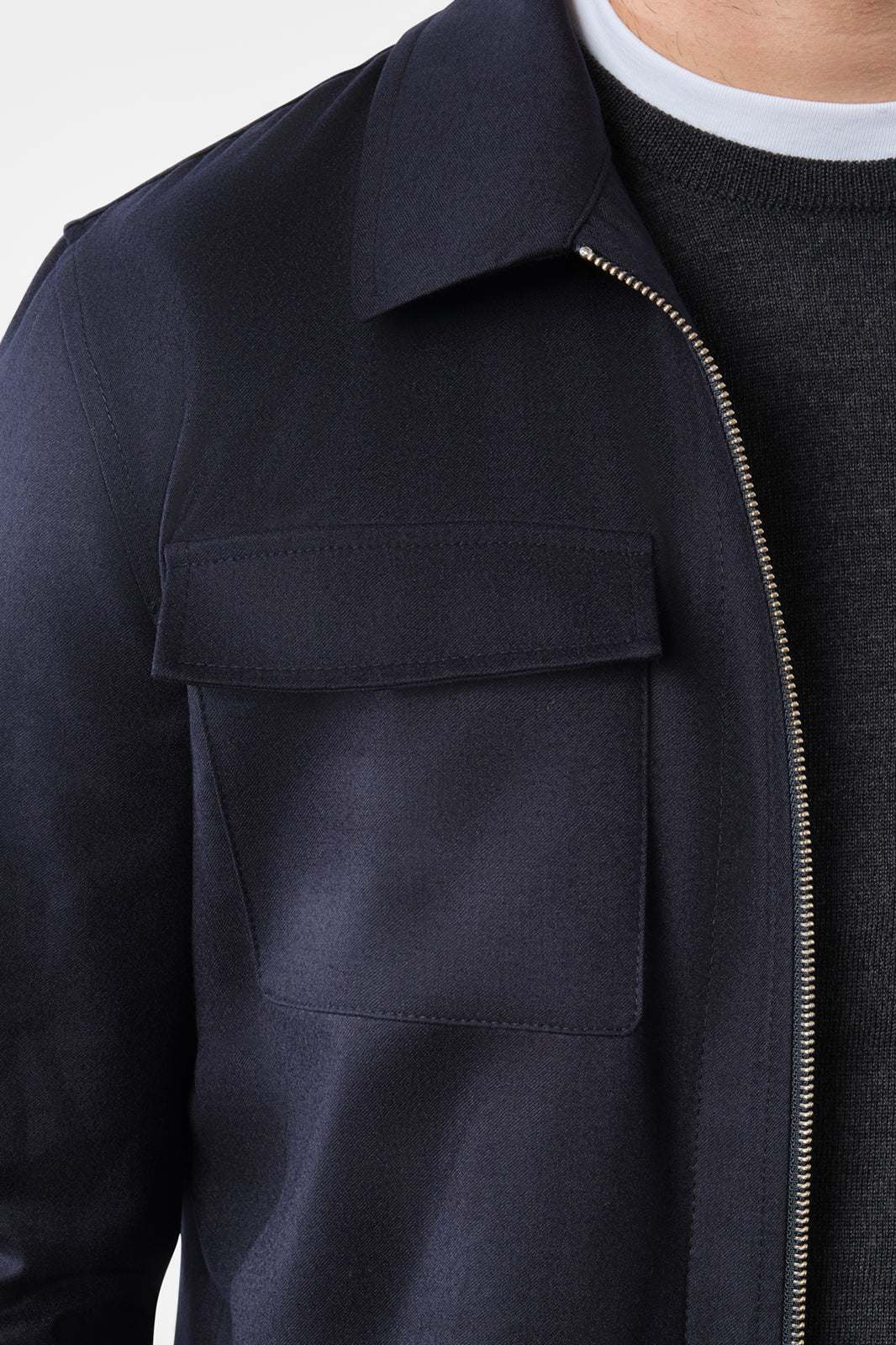 Good flannel jacket - Navy