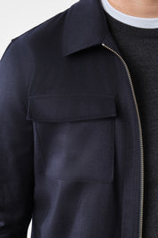 Good flannel jacket - Navy
