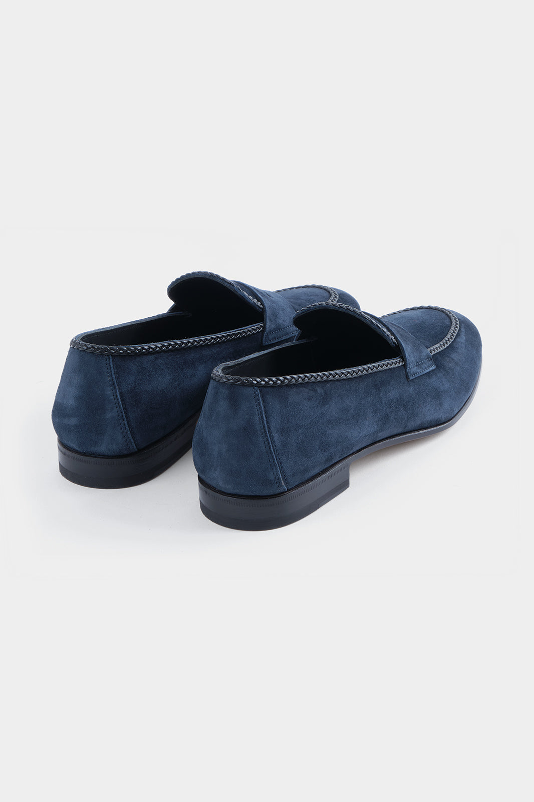 Mocassins en daim - Marine