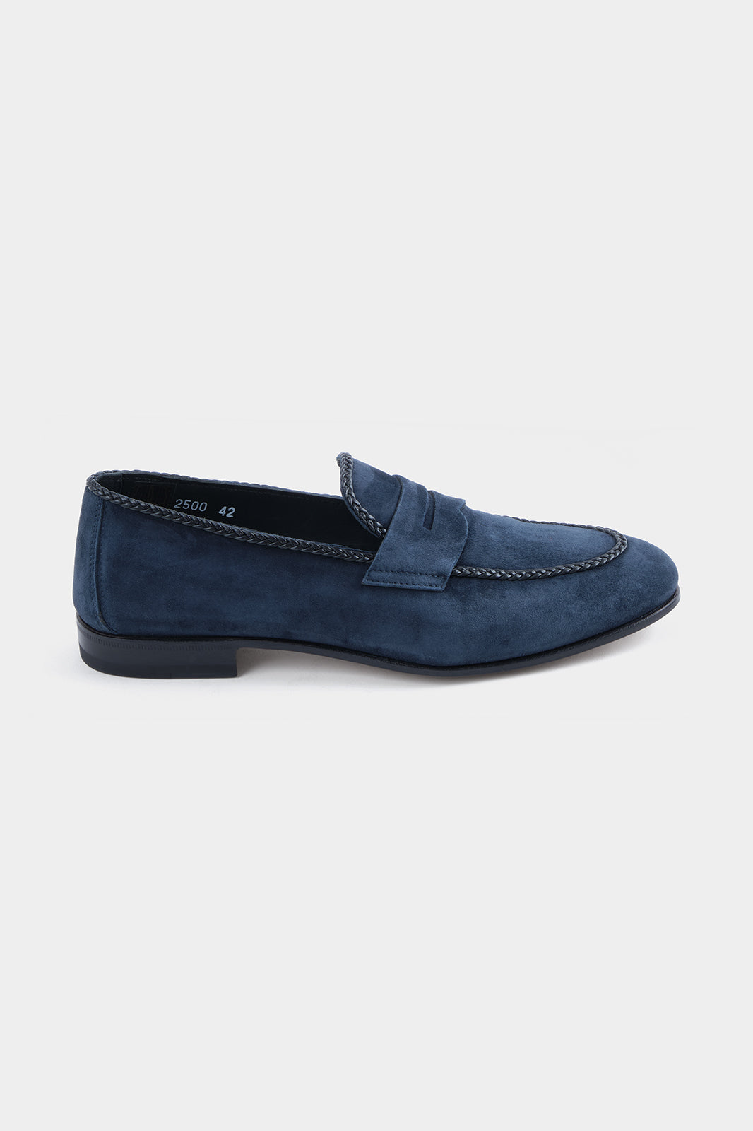 Mocassins en daim - Marine