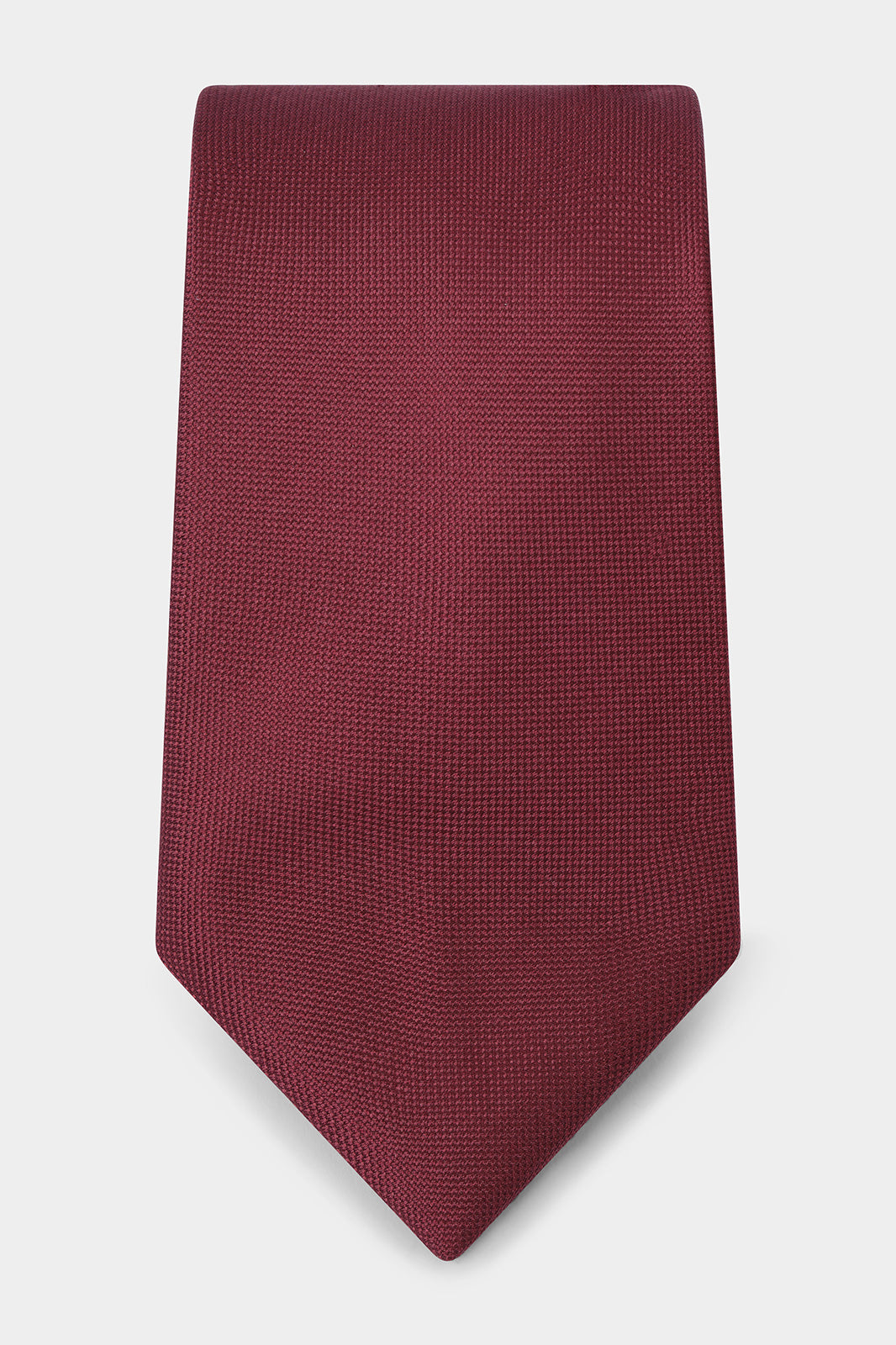 100% silk tie - Burgundy
