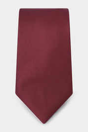 100% silk tie - Burgundy