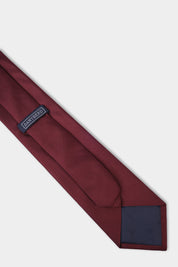 100% silk tie - Burgundy