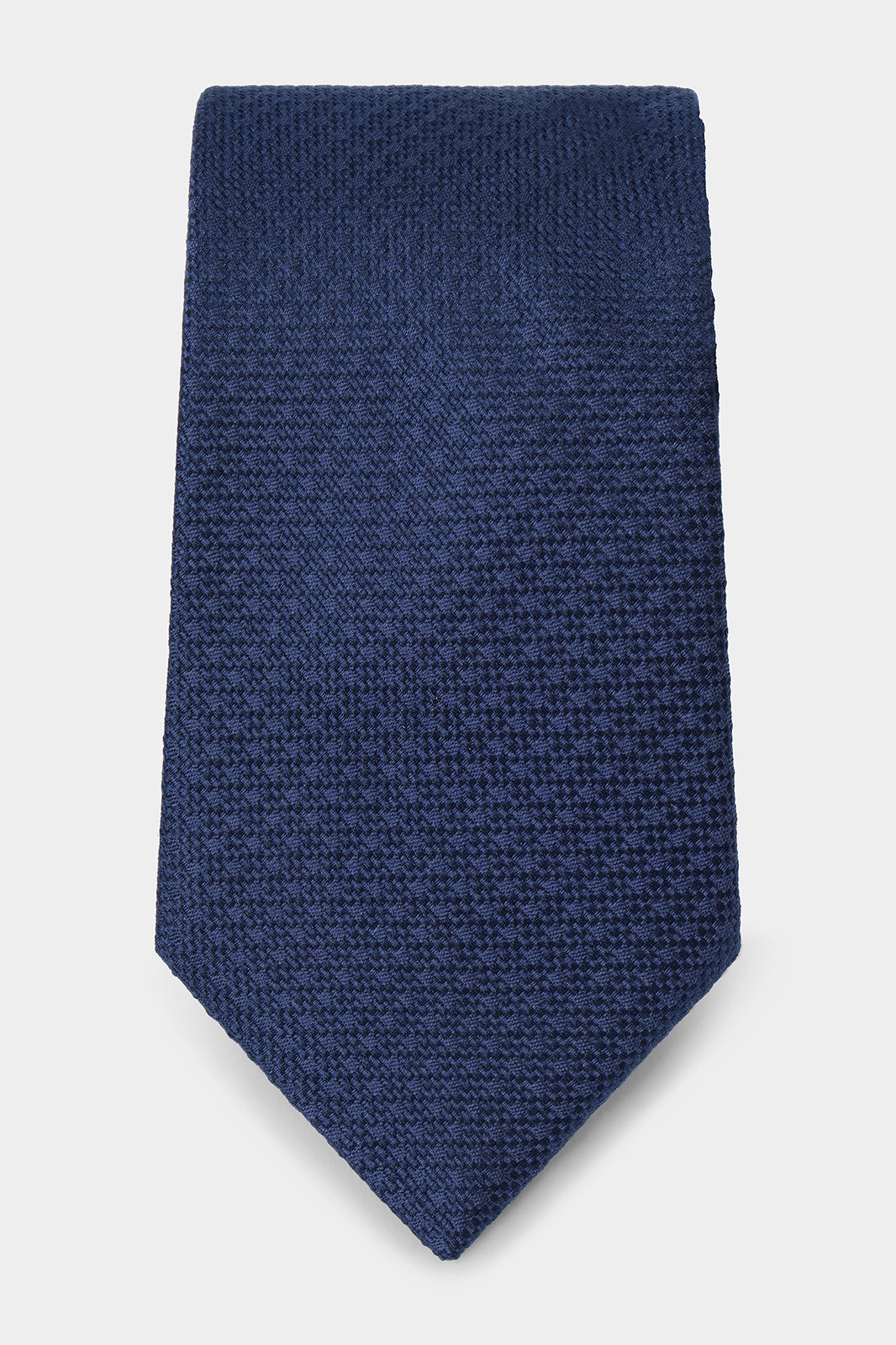 100% silk tie - Navy with reliefs