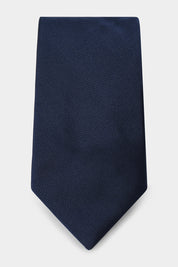 100% silk tie - Midnight blue