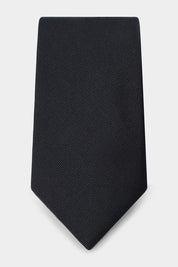 100% silk tie - Black