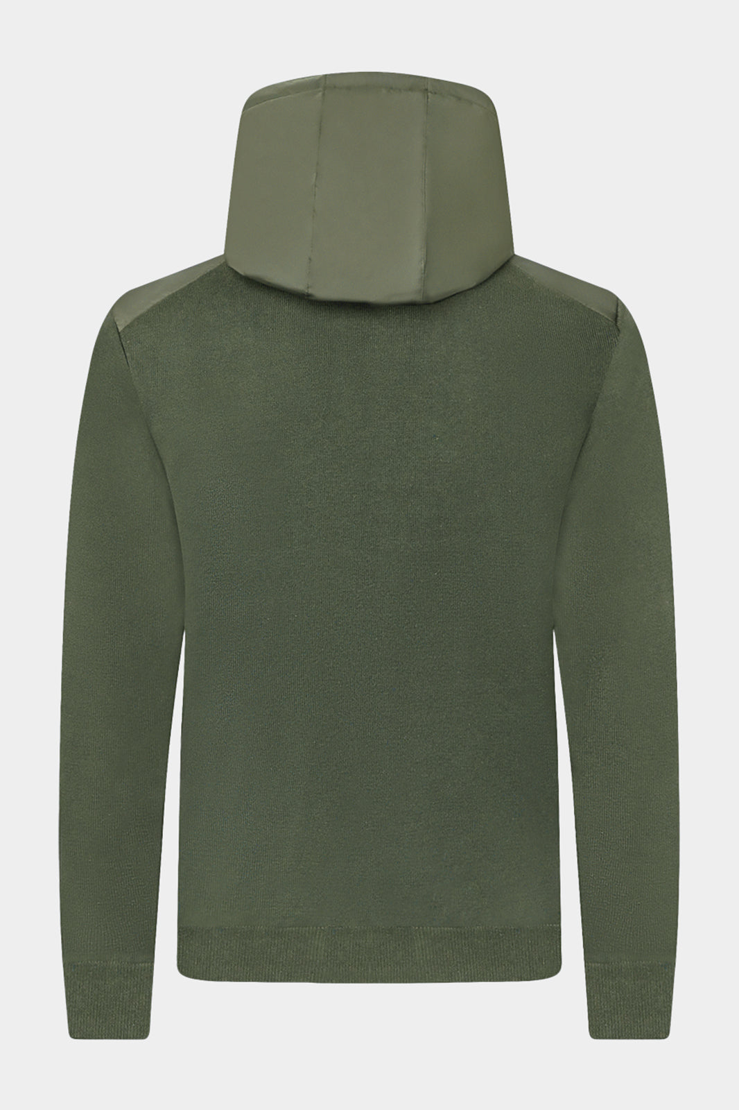 Technical Hooded Zip-Up Vest - Khaki