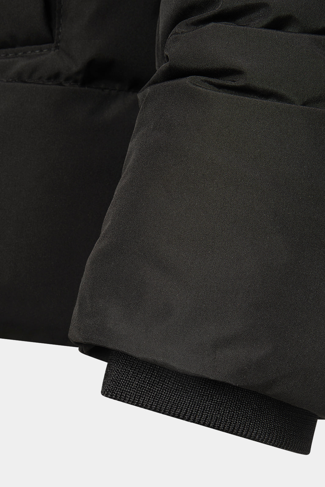 High-neck, zipped down jacket - Black