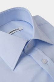 Large French collar shirt - Blue - Missing photos - ALT TEXT