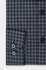 Checked shirt - Grey and black