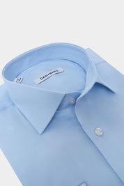 Tight threaded look shirt - Sky blue