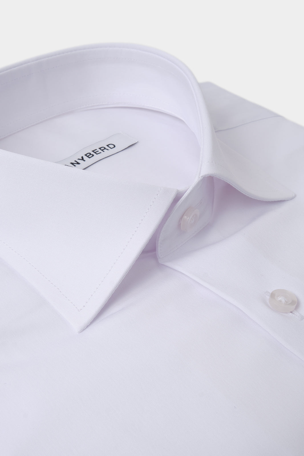 Chemise col français non cintrée - Confort - Blanche