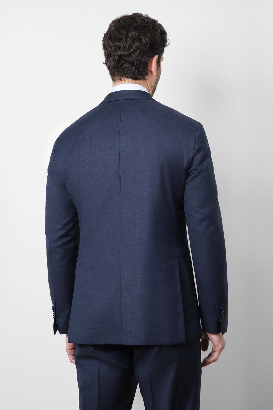 Patch pocket suit - Luminous blue