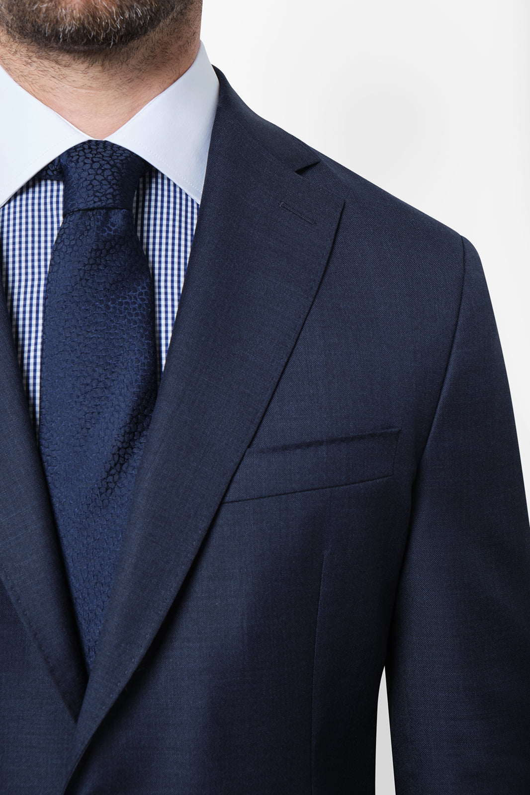 Patch pocket suit - Luminous blue