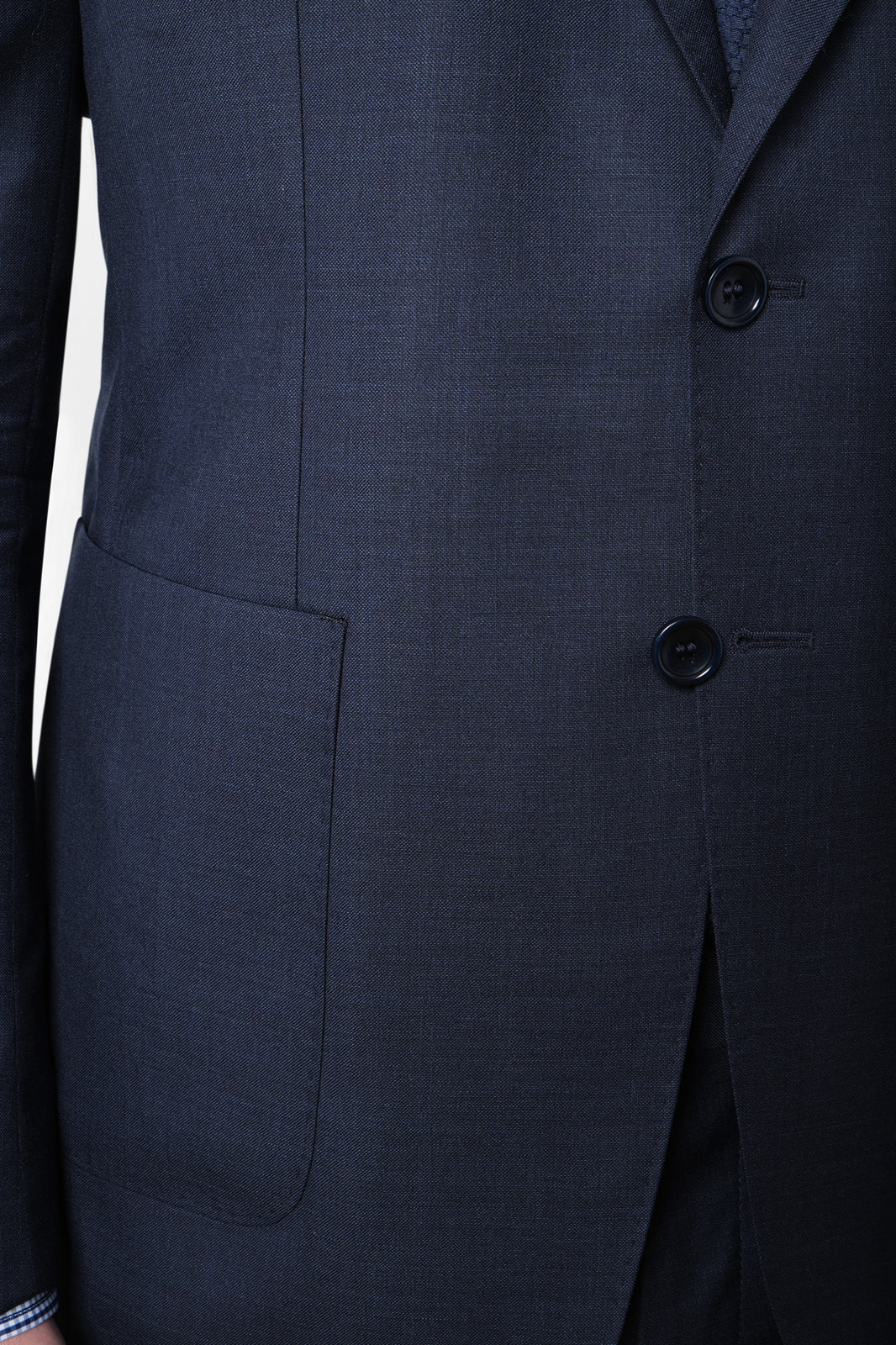 Patch pocket suit - Luminous blue