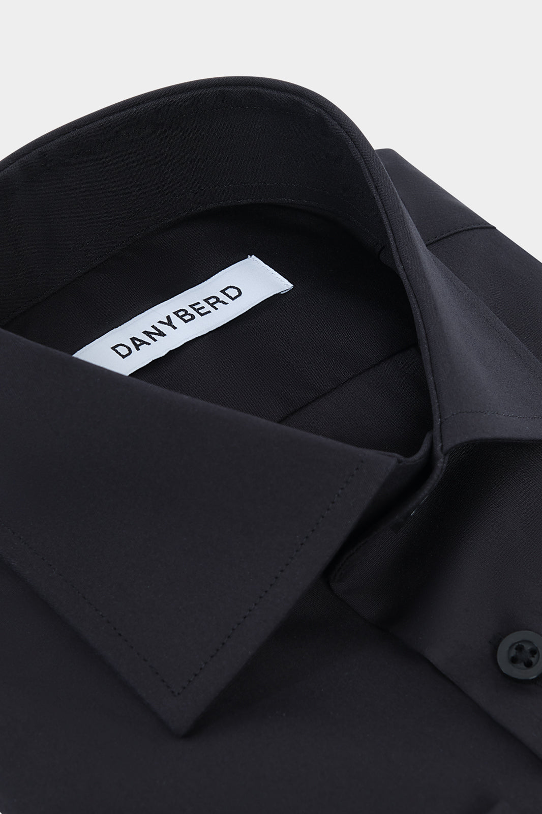 CHILDREN'S Shirt - French Collar - Black
