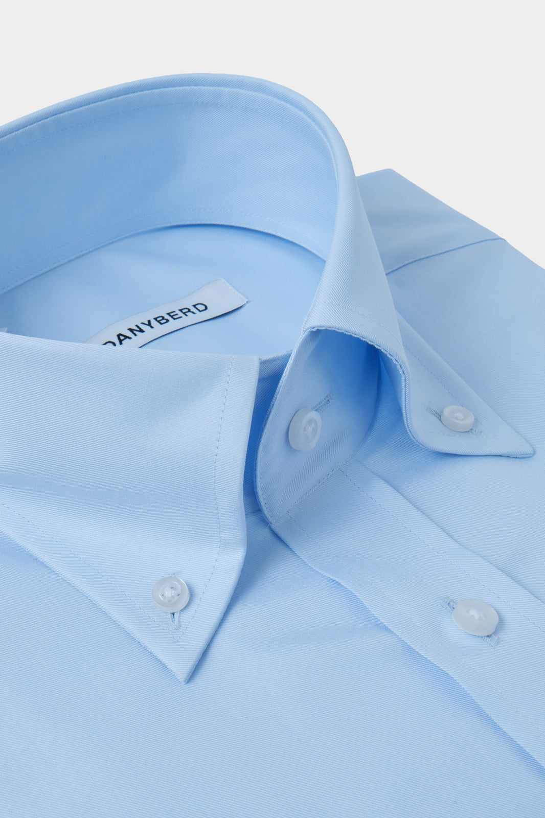 Large button-down collar shirt - Blue