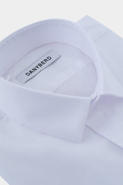 CHILDREN'S Shirt - Micro-collar - White