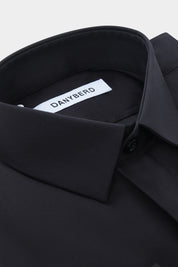 CHILDREN'S shirt - micro collar - Black