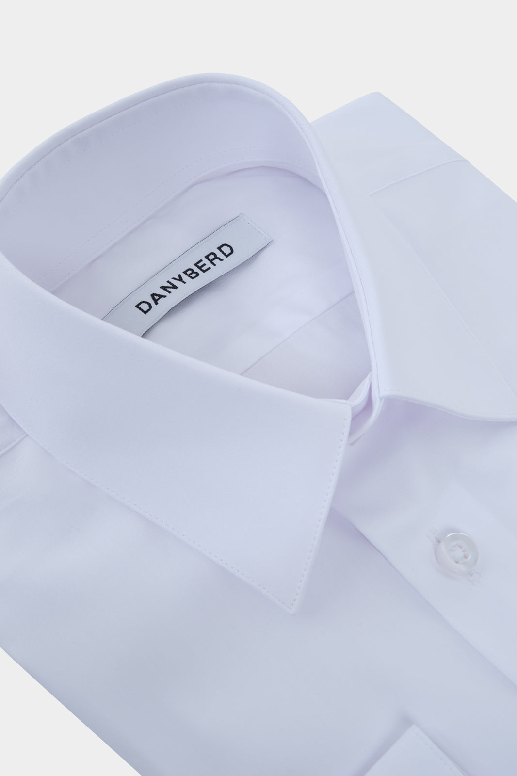 CHILDREN'S Shirt - Seamed Collar - White