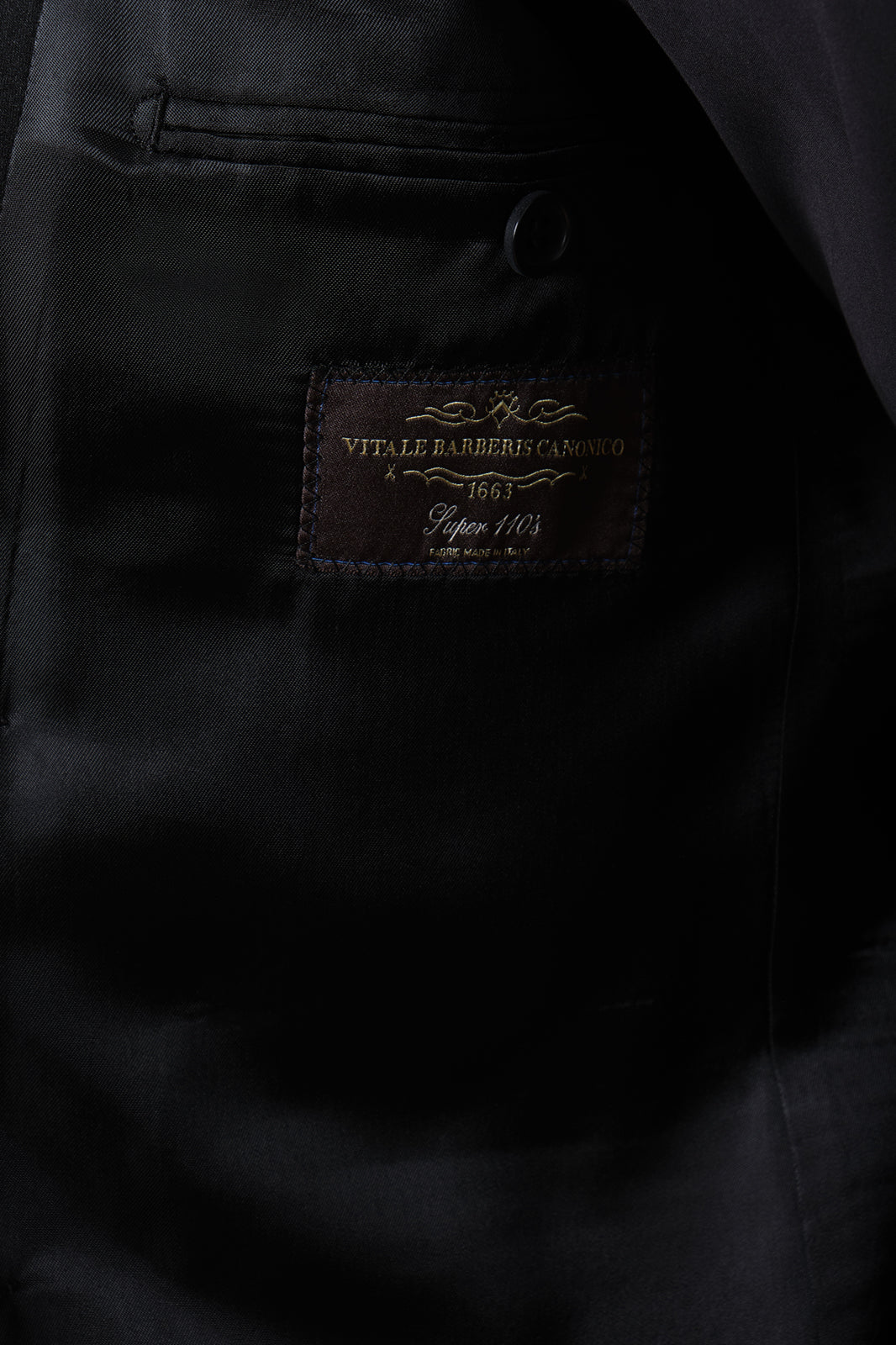 Shawl Lapel Double Breasted Tuxedo with Piped Pockets - Black
