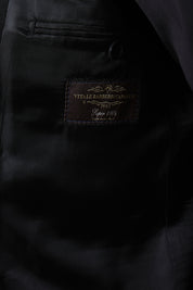Shawl Lapel Double Breasted Tuxedo with Piped Pockets - Black