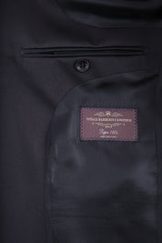3-Piece Arrow Lapel Tuxedo with Drawstring Pants - Black