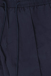 Jog Crush Crinkle Nylon Pants - Navy
