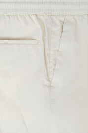 Pantalon Jog Crush en Nylon froissé - Vanille