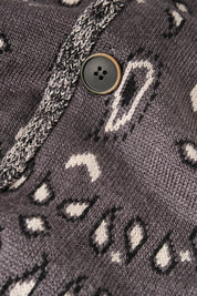 Bandana design mesh jacket - Grey
