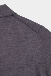 Pull chemise - Gris anthracite