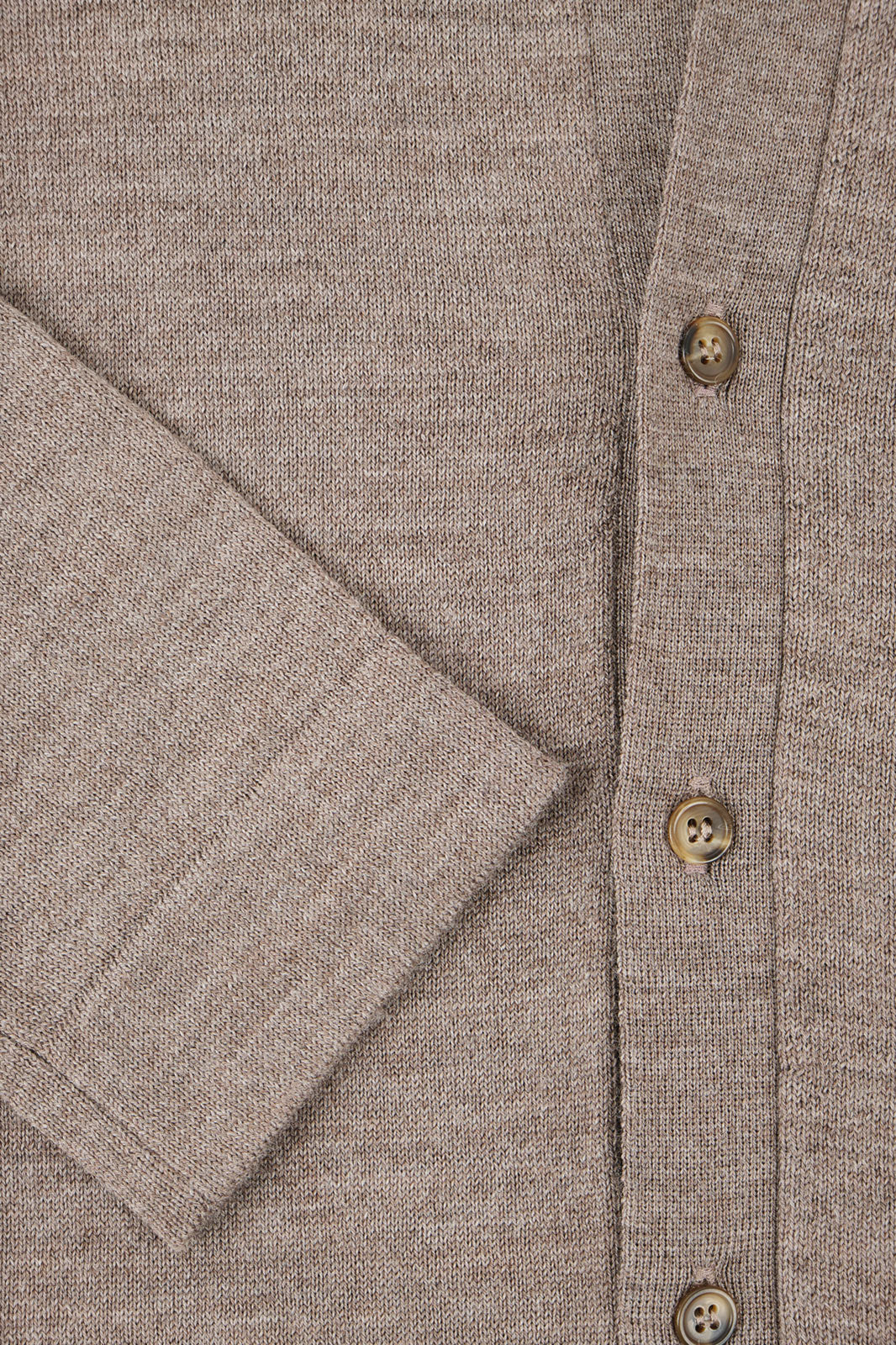 Pull chemise - Taupe