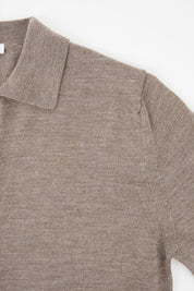 Pull chemise - Taupe