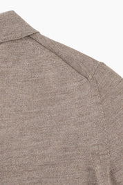 Pull chemise - Taupe