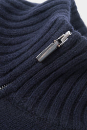 Trucker Sweater - Navy