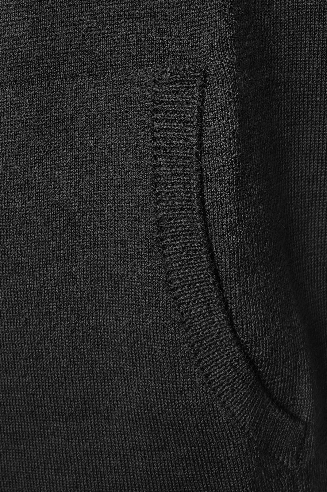 Hooded wool zipped vest - Anthracite Grey