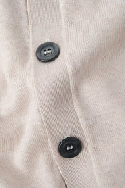 Grosgrain cardigan - Beige