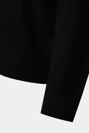 Grosgrain Cardigan - Black