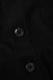 Grosgrain Cardigan - Black