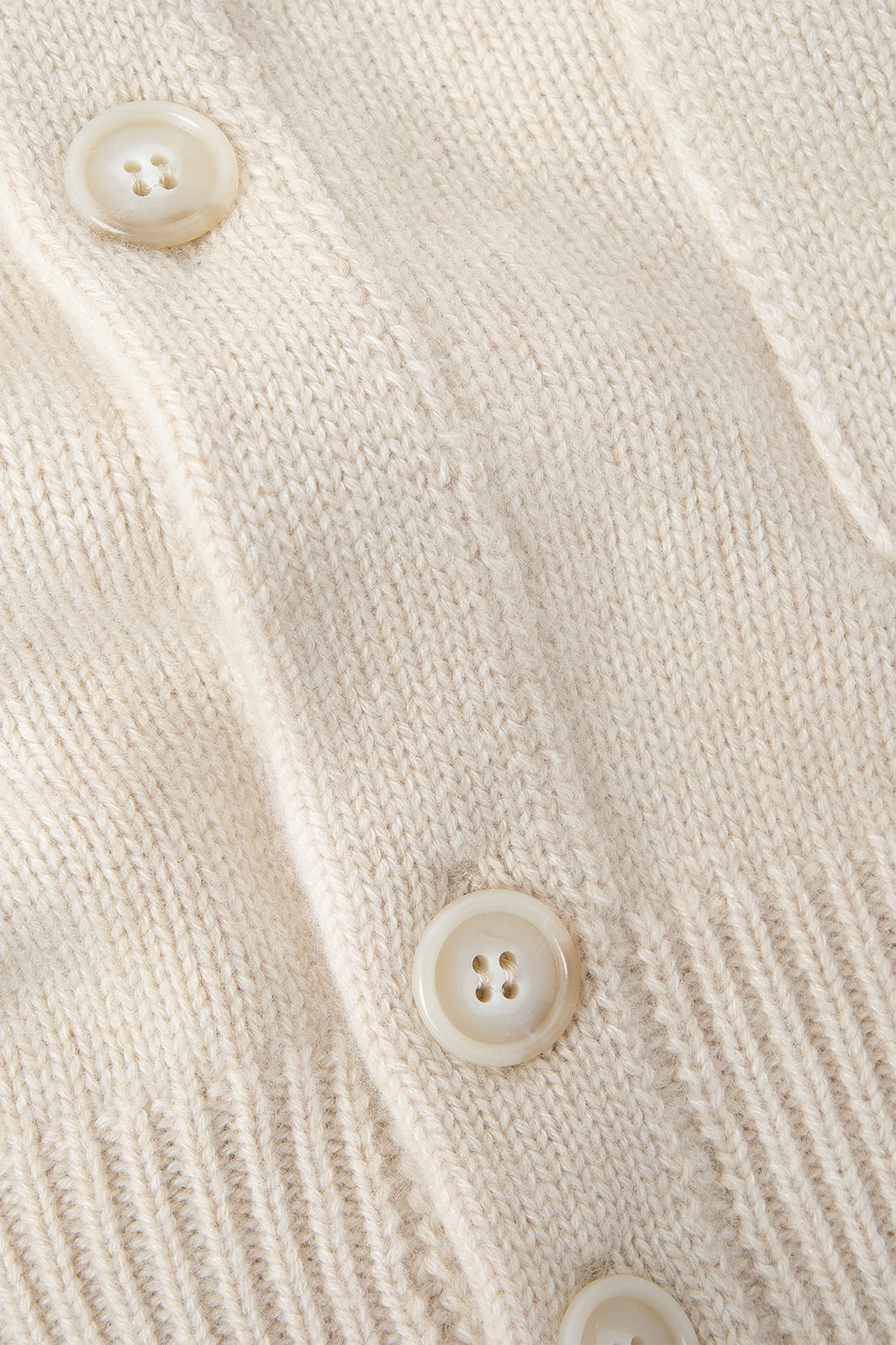Chunky knit cardigan with pocket - Ostrica