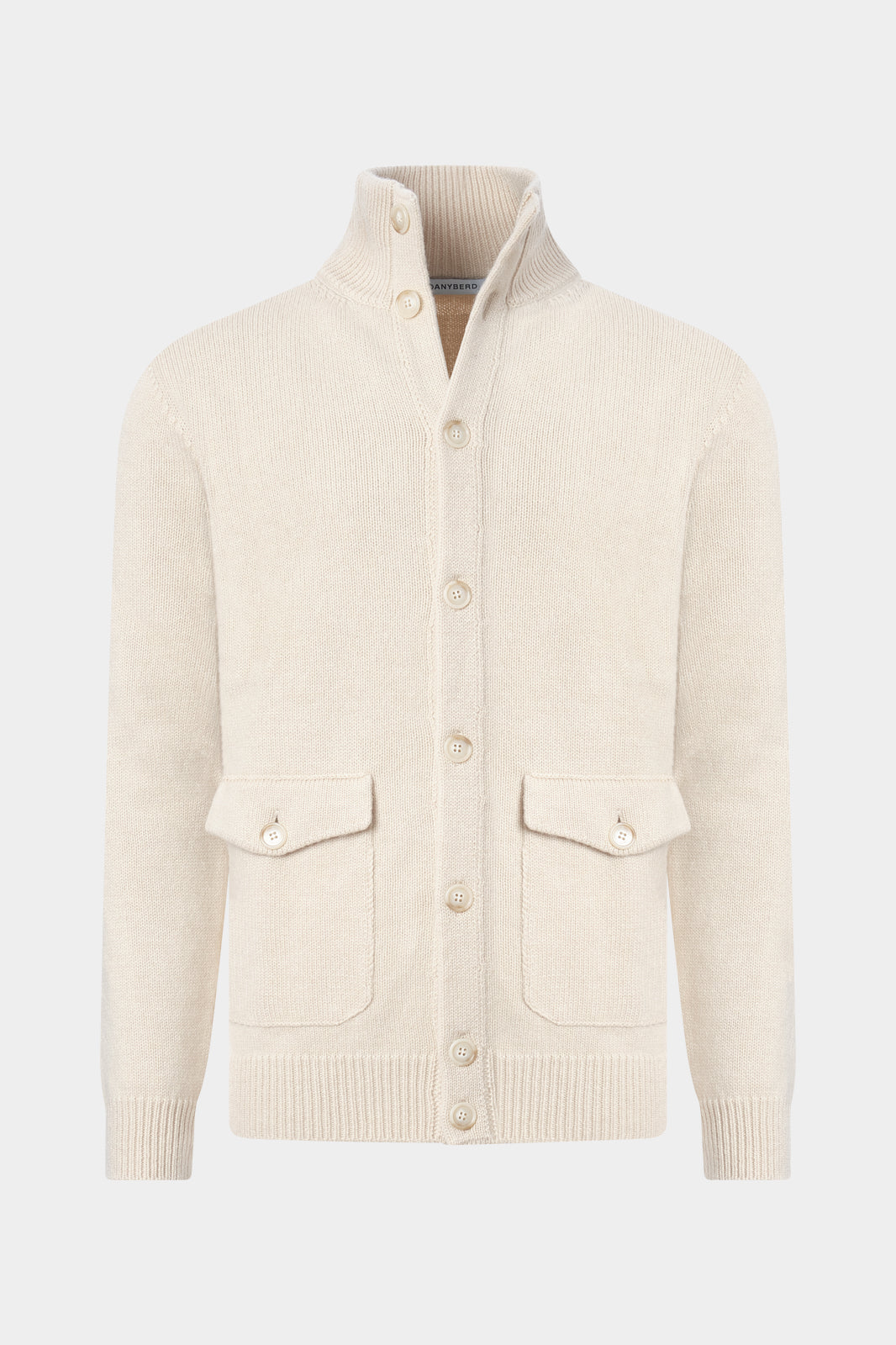 Chunky knit cardigan with pocket - Ostrica