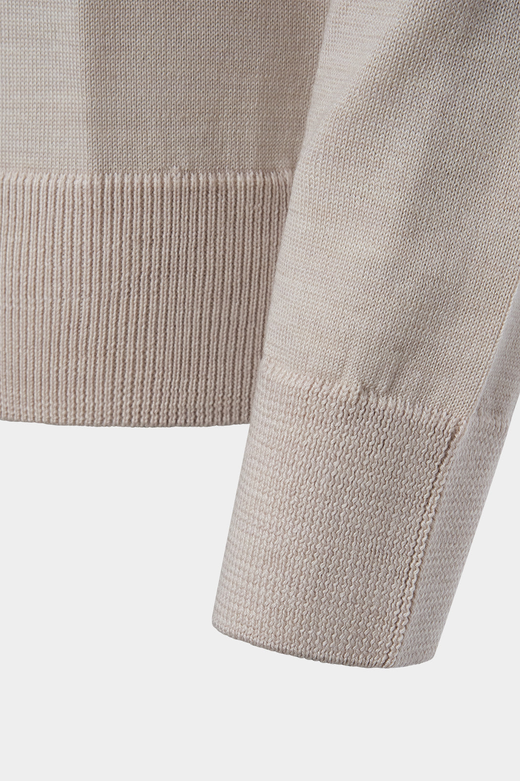 Crew neck sweater - Beige