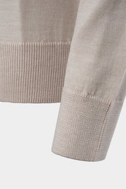 Crew neck sweater - Beige