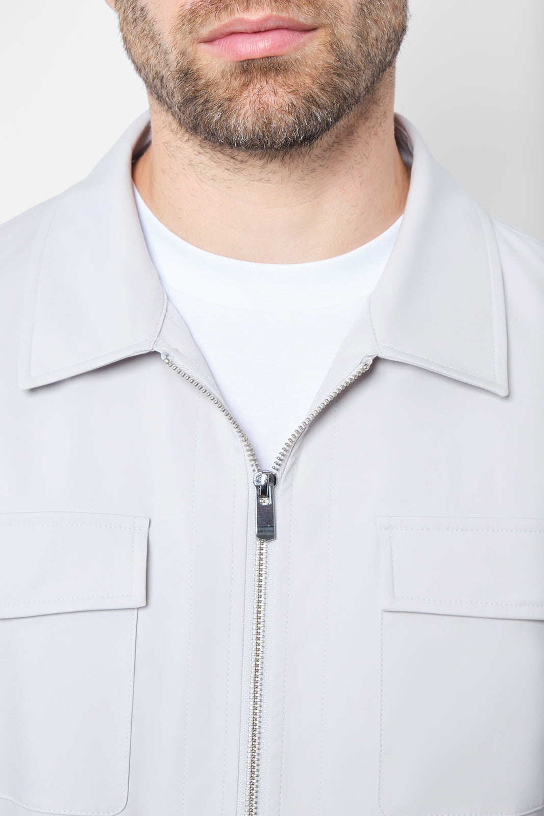 Waterproof jacket - Light gray