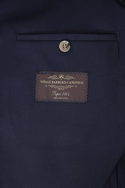 Double Breasted Braided Blazer - Navy