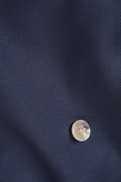 Double Breasted Braided Blazer - Navy